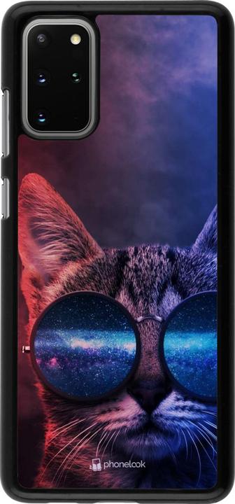 Actual product image PhoneLook Coque Red Blue Cat Glasses (Samsung Galaxy S20+)