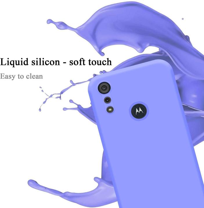 Immagine prodotto Cadorabo Custodia per Motorola MOTO E6s 2020 TPU Liquid Silicone Case (Motorola Moto E6s)