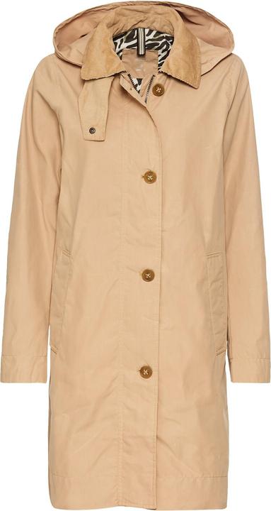 Camel Active Trenchcoat aus gewachster Baumwolle