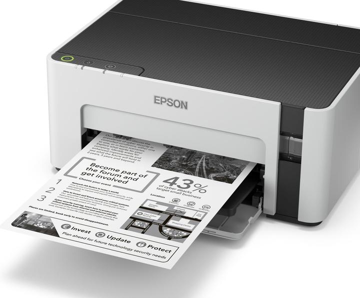 Actual product image Epson EcoTank M1100 - 1440 x 720 DPI - 1 - A4 - 15000 pages per month - 32 pages per (Ink tank, Black and white)