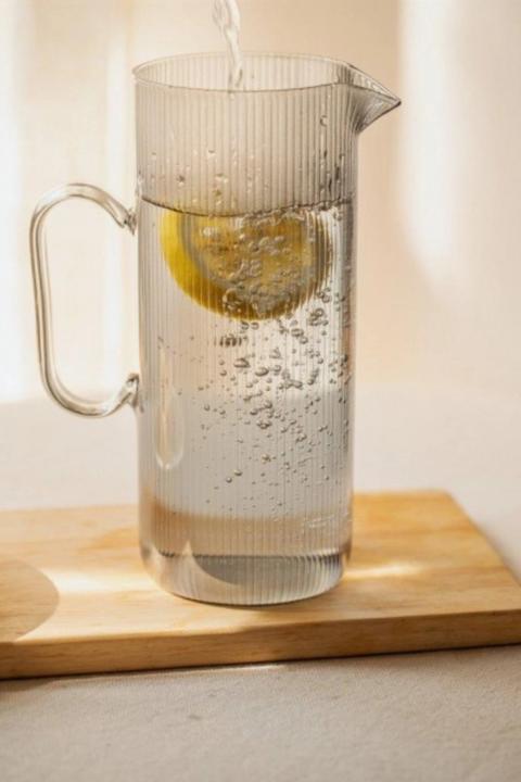 Image du produit Nuts Carafe en verre borosilicaté, 1.2l transparent (1.20 l)