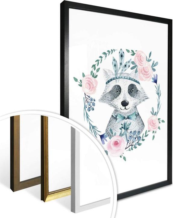 Produktbild Trenddeko Waschbär 01 (30 x 40 cm)