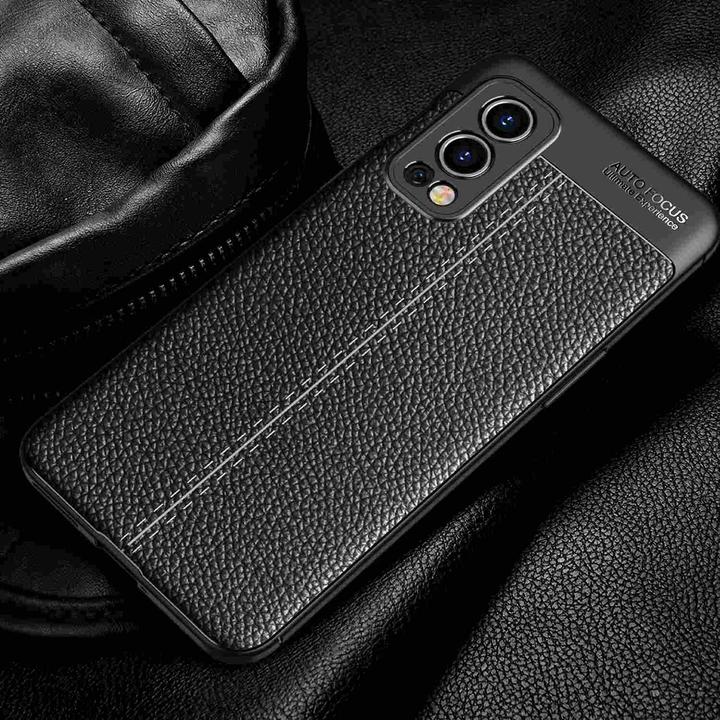 Image du produit Cadorabo Coque TPU Kunstleder Struktur (OnePlus Nord 2 5G)
