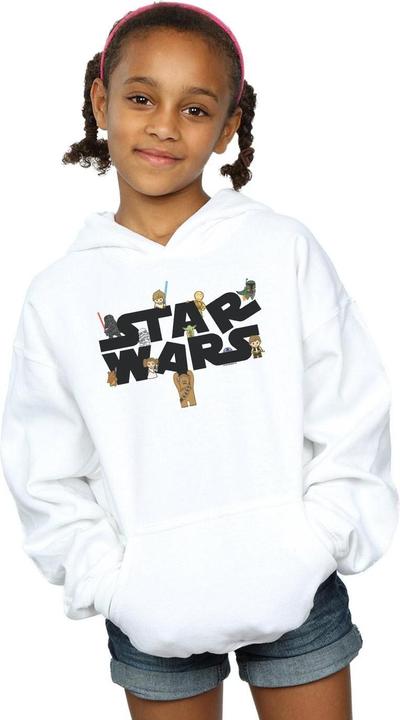 Actual product image Star Wars Girls Kiddie Logo Hoodie (152, 158)