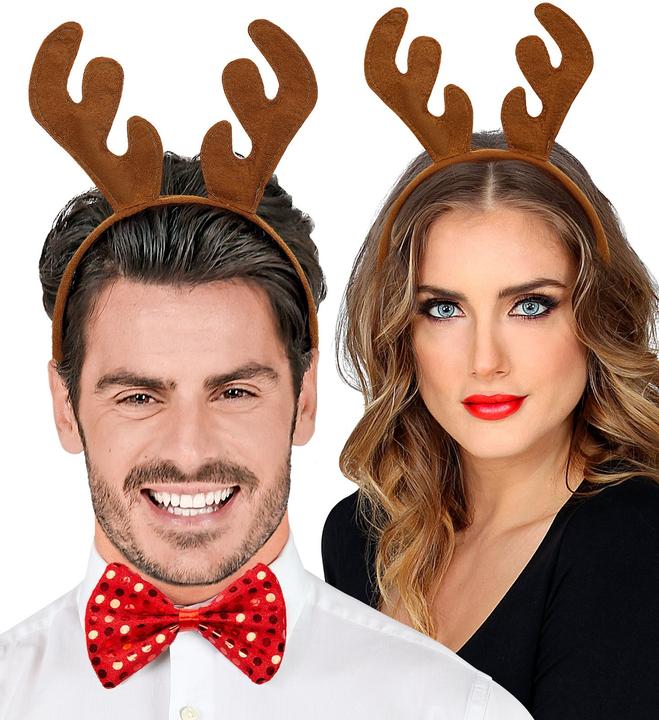 Actual product image Widmann Headband reindeer antlers