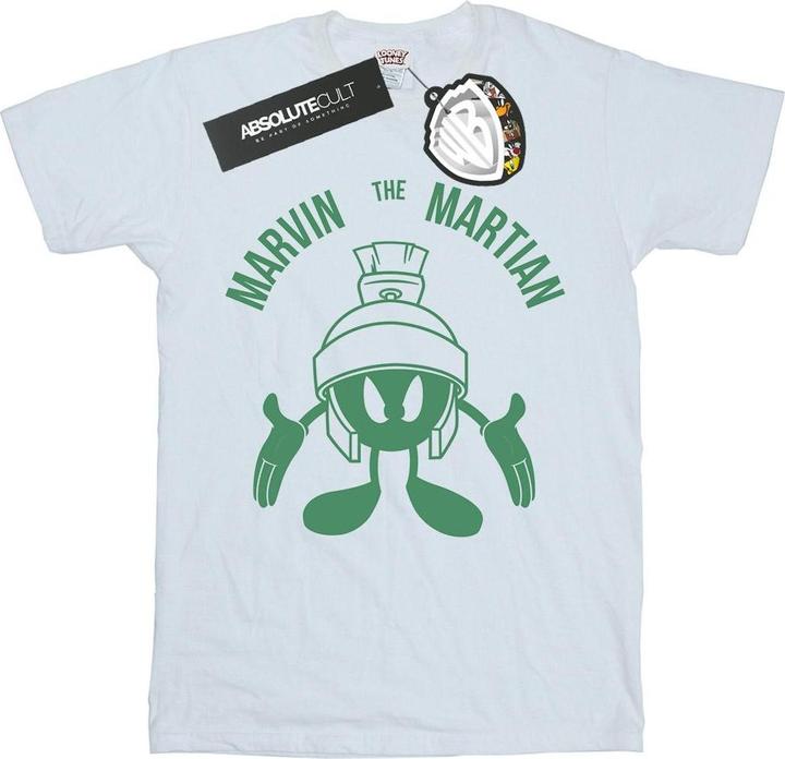 Looney Tunes Marvin The Martian Large Head TShirt (XXL)