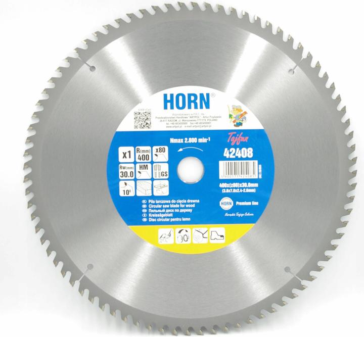 Image du produit Artpol LAME DE SCIE 400x30,0 80T BOIS ACIER D'OUTILLAGE SCIEUSE MANUELLE LAME DE SCIE