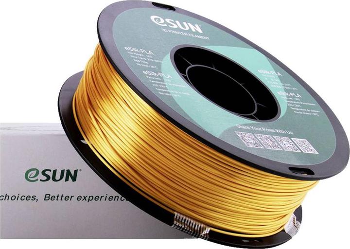 Produktbild eSUN eSilk (PLA, 1.75 mm, 1000 g, Gold)