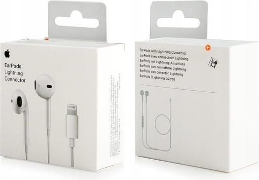 Actual product image - MWTY3ZM/A Apple EarPods Lightning Audio Stereo HF White (ANC, Cable)