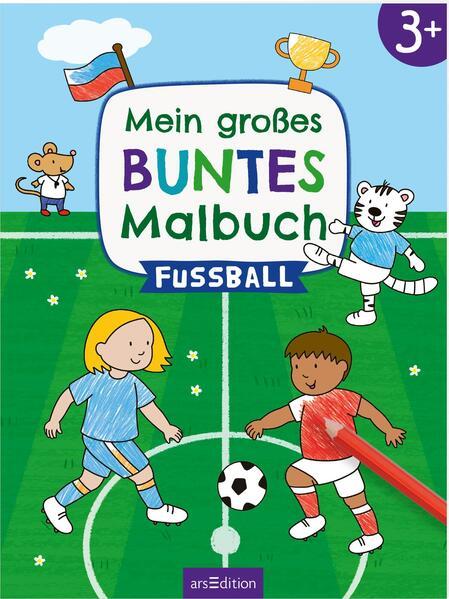 Actual product image the big colouring book - Football