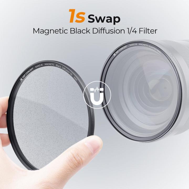 Immagine prodotto K&F Concept Magnetic 1/4 Black Mist Filter Nano X 49mm (KF-1816) (49 mm)