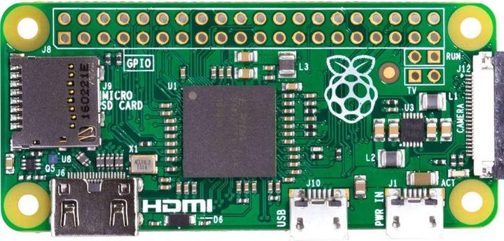 Produktbild Raspberry Pi Pi® Zero-W Zero W 512 MB 1 x 1.0 GHz (-PI-ZEROW-OPW)