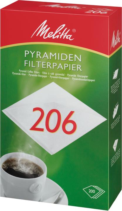 Melitta Filtertüte Pyramide 206, 200 Stück
