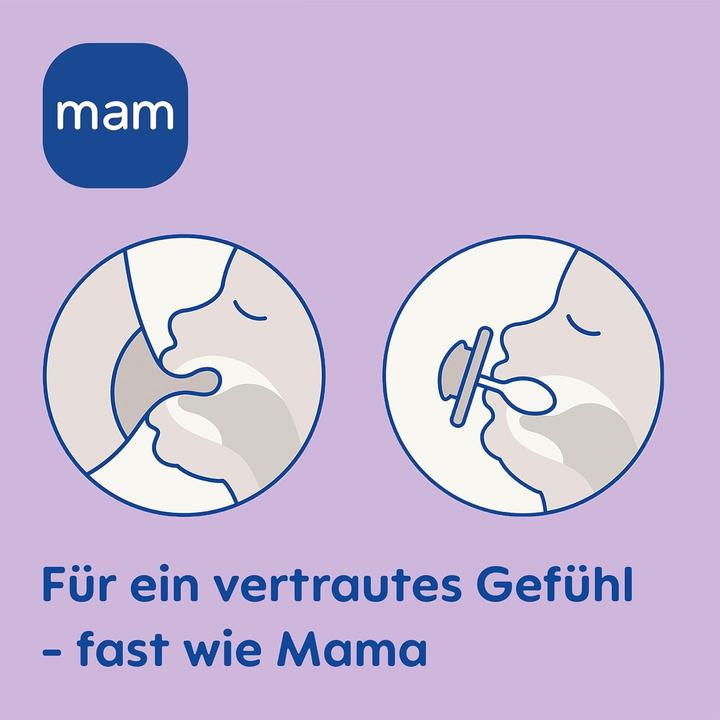 Produktbild MAM Perfect Silikon Schnuller 2 Stück, ab 16 Monate (2 x, ab 16 Monaten)
