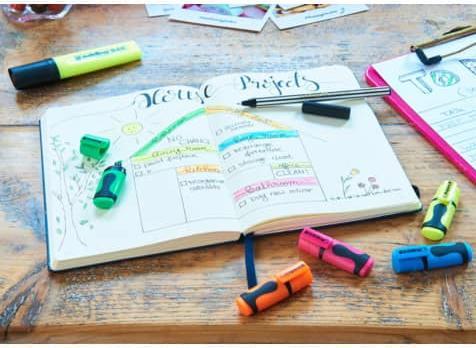 Produktbild Edding Textmarker 7 Mini 4er-Set (Mehrfarbig, 1 mm, 4 x)