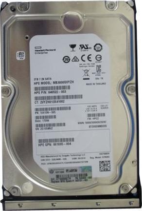 Productafbeelding HPE DRV HDD 3TB 6G 7.2K LFF SATA (3 TB, 3.5")