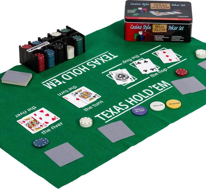 Actual product image Games Planet Poker set 200 chips metal box