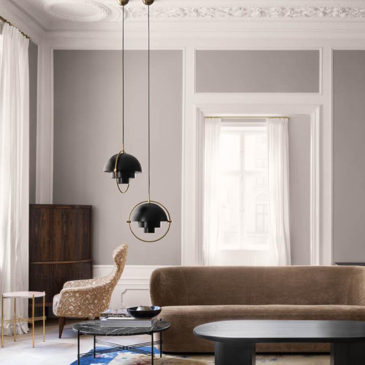 Image du produit Gubi Multi-Lite Suspension Small Black Brass (E14)