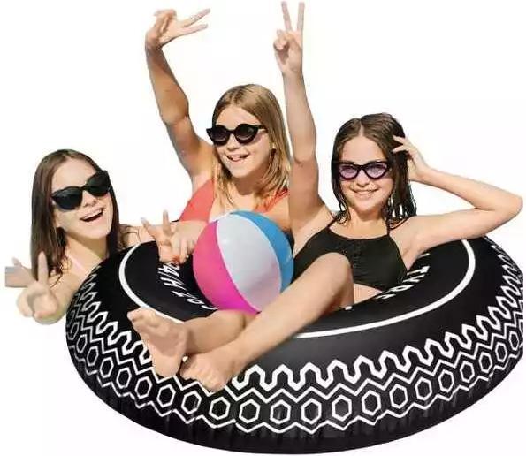 Actual product image Jilong Floating Ring Car Tyre Design Tyre 12+