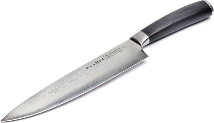 KLAMER Damast Chefmesser 20cm Fleischmesser (20 cm)