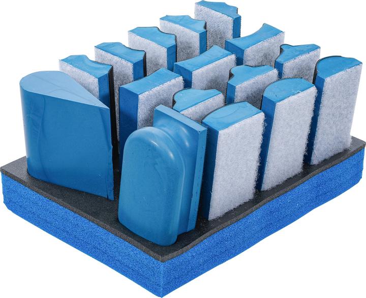 Produktbild BGS Klett-Schleifblock-Satz | 16-tlg.