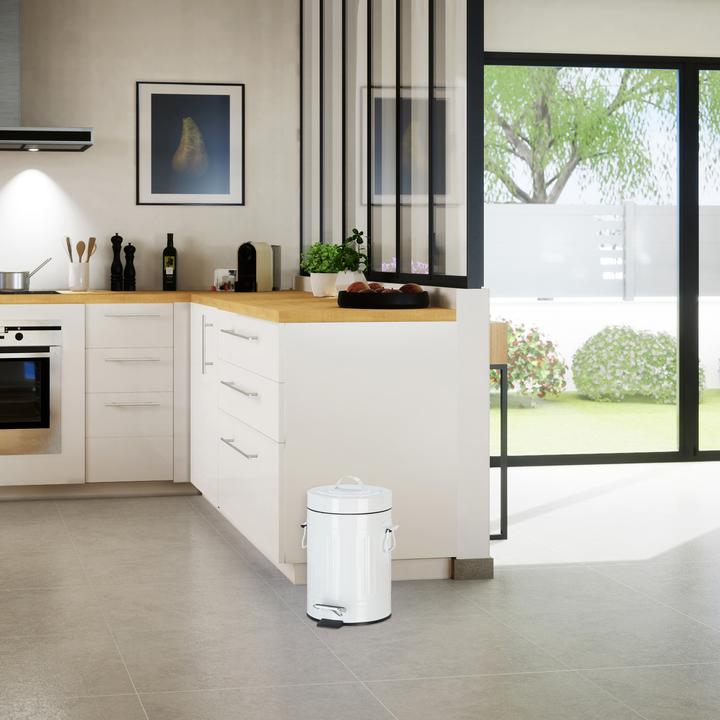 Actual product image Relaxdays Vintage Waste Pedal Bin (12 l)