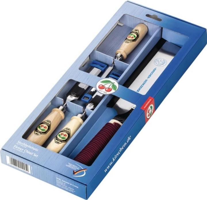 Image du produit Kirschen Jeu de ciseaux à bois 1195 SB avec scie japonaise 4 pcs. en carton (26 mm)