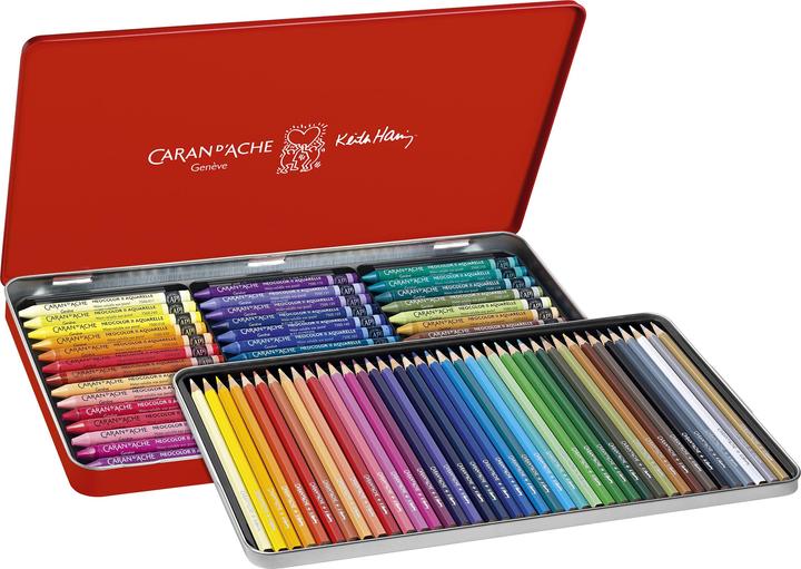 Produktbild Caran d'Ache Multiproduktset Keith Haring Sonderedition (Mehrfarbig, 82 x)