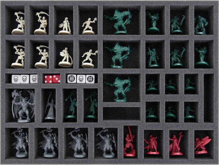 Produktbild Feldherr HB02SET - Schaumstoff-Set + Tokenhalter für HeroQuest (2021) Grundspiel + Die Bas (Schaumstoff)