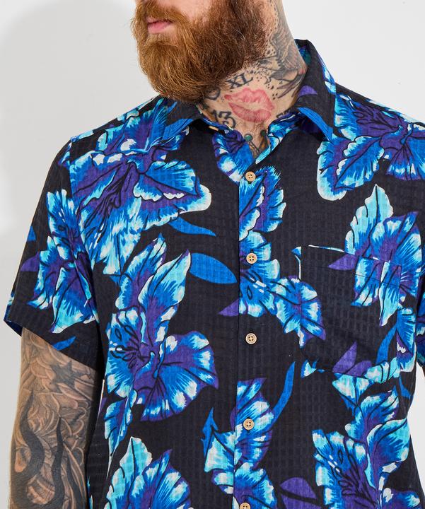 Produktbild Joe Browns Lightweight Textured Floral Short Sleeve Shirt (XL)