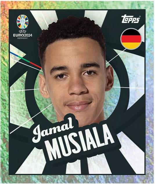 Image du produit Topps Collection d'autocollants Euro 2024 - Boîte d'affichage (Allemand, Affichage du booster)