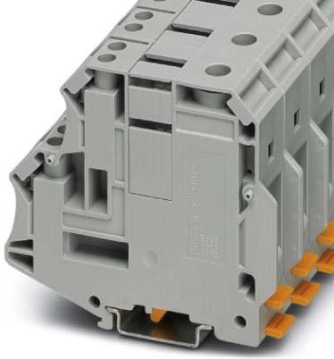 Produktbild Phoenix Contact UKH 70/4X10 3213142 Potenzialklemme Polzahl: 2 6 mm² 70 mm² Grau 10 St. (3213142)