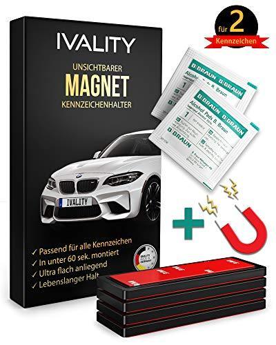 Immagine prodotto Ivality Portatarga senza cornice (Anteriore + posteriore)