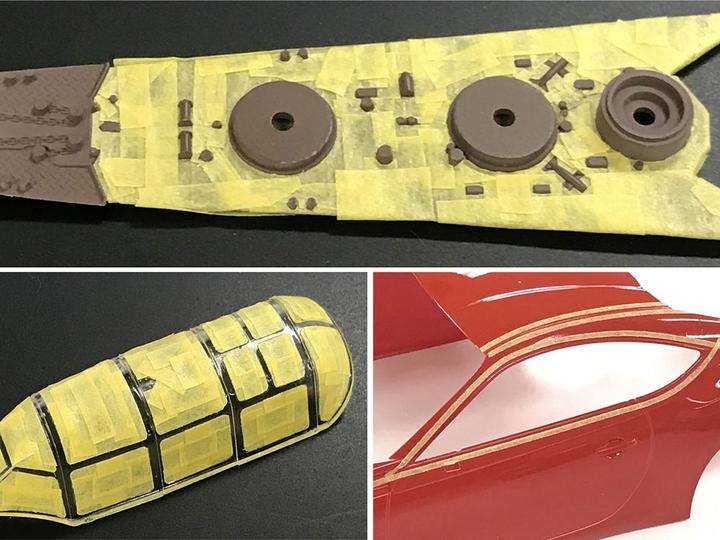 Actual product image Tamiya masking tape