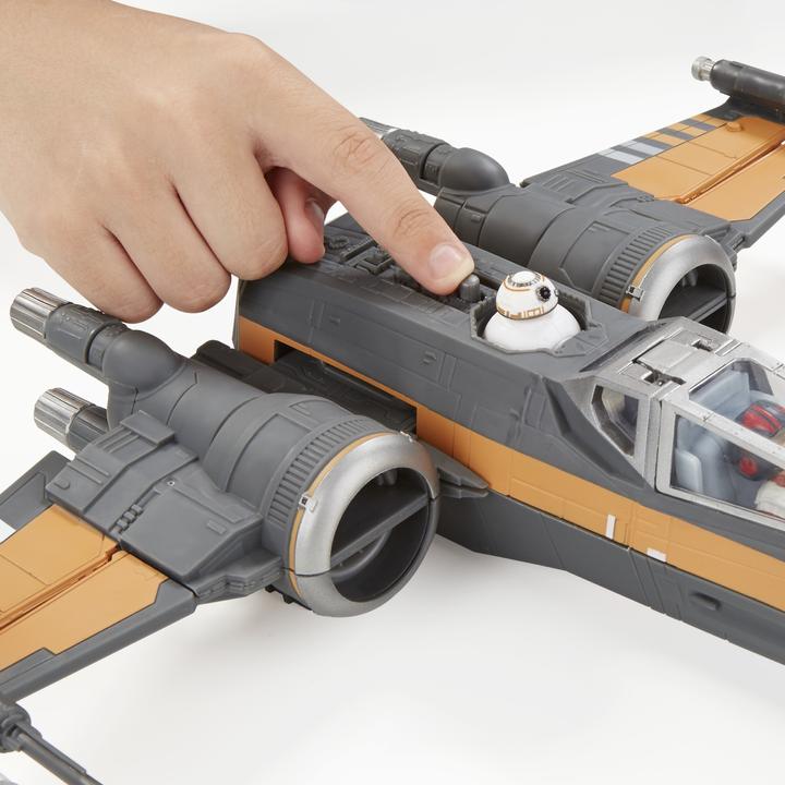 Actual product image Hasbro E7 - 3.75" Poe's X-Wing Fighter