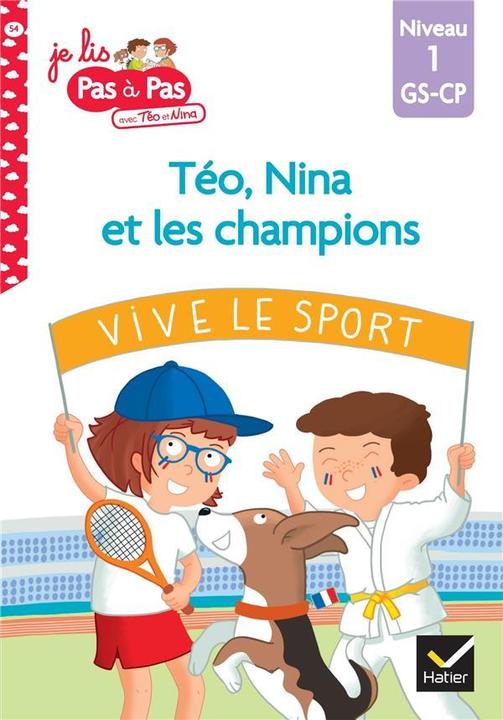 Immagine prodotto Téo, Nina et les champions du monde : niveau 1, GS, CP (Francese, Chavigny Isabelle, 2024)
