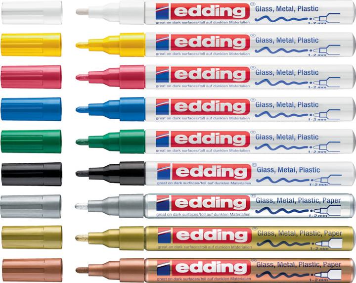 Produktbild Edding Glanzlack-Marker (Silber, 2 mm, 1 x)