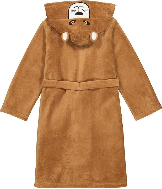 Image du produit La Redoute Collections Peignoir en polaire avec capuche brodée (94)