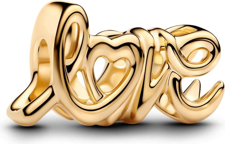 Pandora Handwritten Love Charm (Metall, Vergoldet)