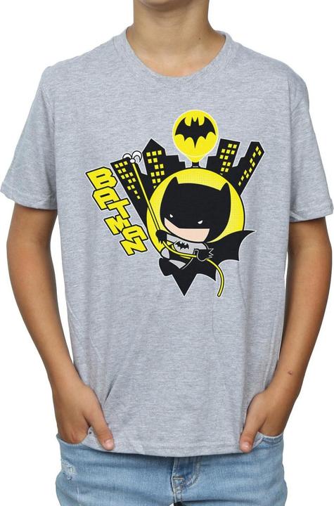 Immagine prodotto Chibi Batman Swinging Maglietta Ragazzi (152, 158)