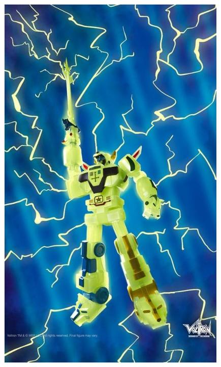 Actual product image Super7 Voltron: Defender of the Universe Ultimates Action Figure Voltron (Lightning Glow) 18 cm
