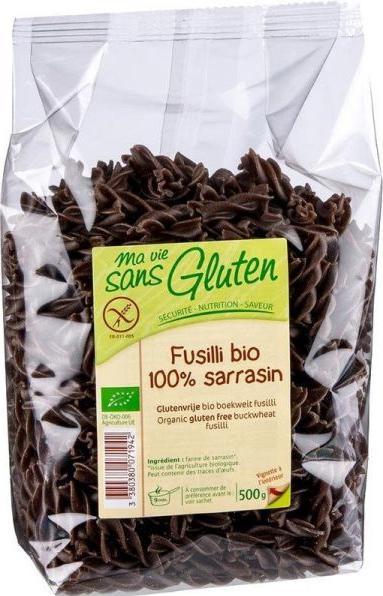 Actual product image Ma vie sans Gluten Fusilli 100% buckwheat (500 g)