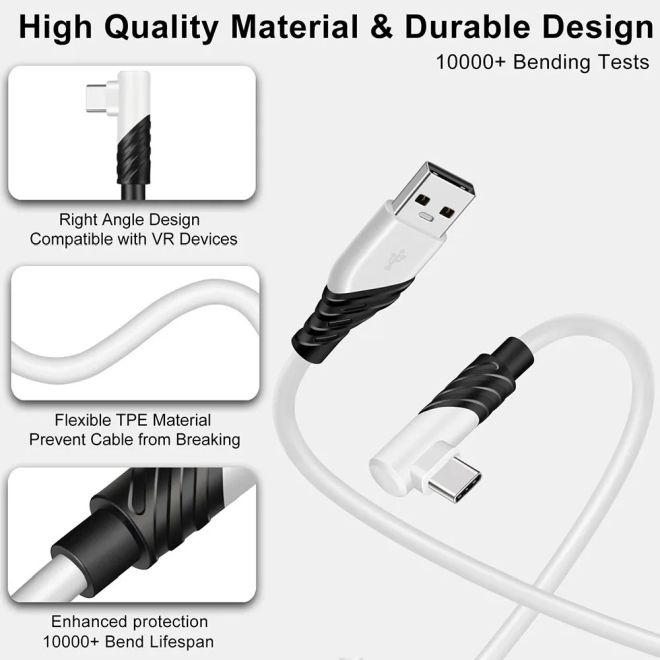 Produktbild MU Classic Zebra Series VR Link Kabel für Meta Quest 2 & Meta Quest 1