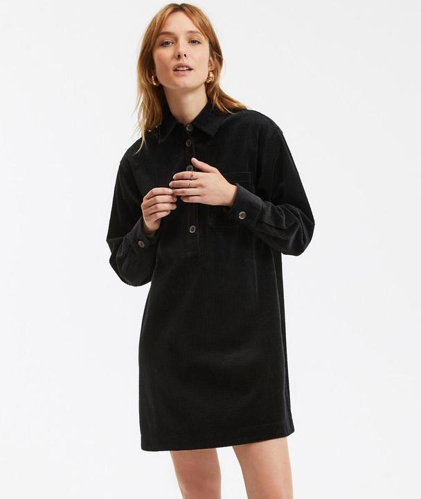 Actual product image La Redoute Collections Short corduroy dress Signature ALBANE (38)