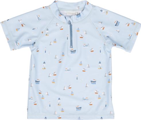 Little Dutch Schwimm T-Shirt kurzärmlig Sailors Bay Blue - 74/80 (74)