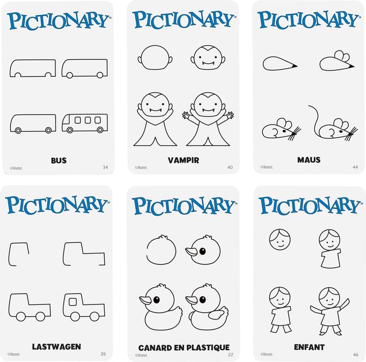 Immagine prodotto Mattel Games Pictionary (Tedesco)