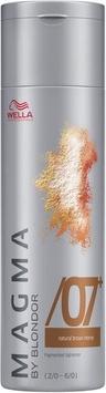 Actual product image Wella Professionals Magma By Blondor Hair Colouring Cream Toner 07 Dark Chestnut (07 Dark chestnut)