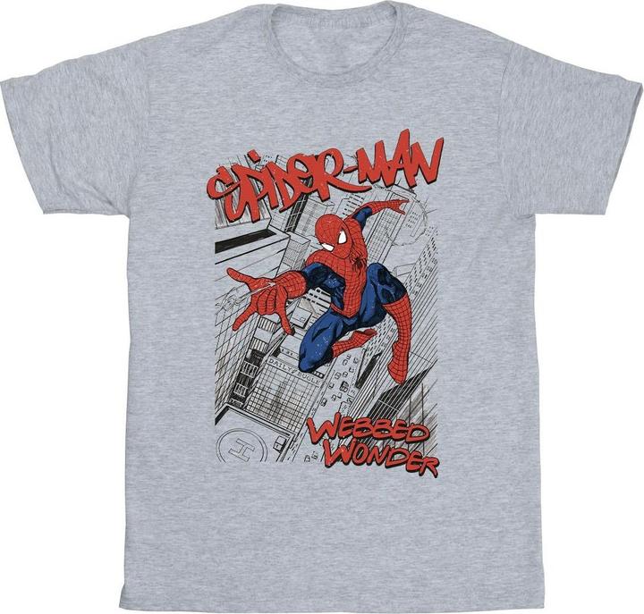 Produktbild SpiderMan Sketch City TShirt (XL)