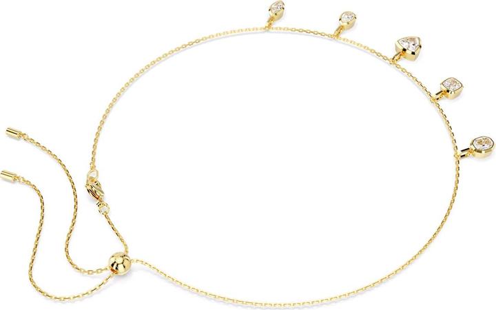 Produktbild Swarovski Imber Halskette Verschiedene Schliffe Weiss Gold