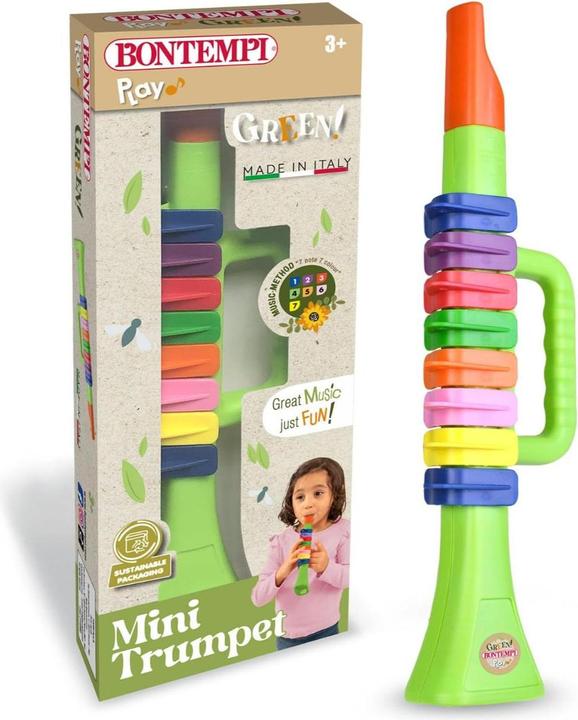 Image du produit Bontempi Trompete, 8 farbigen Tasten 27cm (Multilingue)